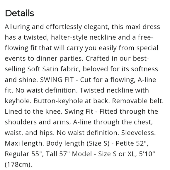 Banana Republic Turner Twisted Maxi Dress, XL, euc, worn once to wedding - Picture 5 of 7